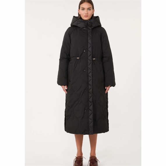 Weekend Max Mara Novak Dunfrakke, Sort